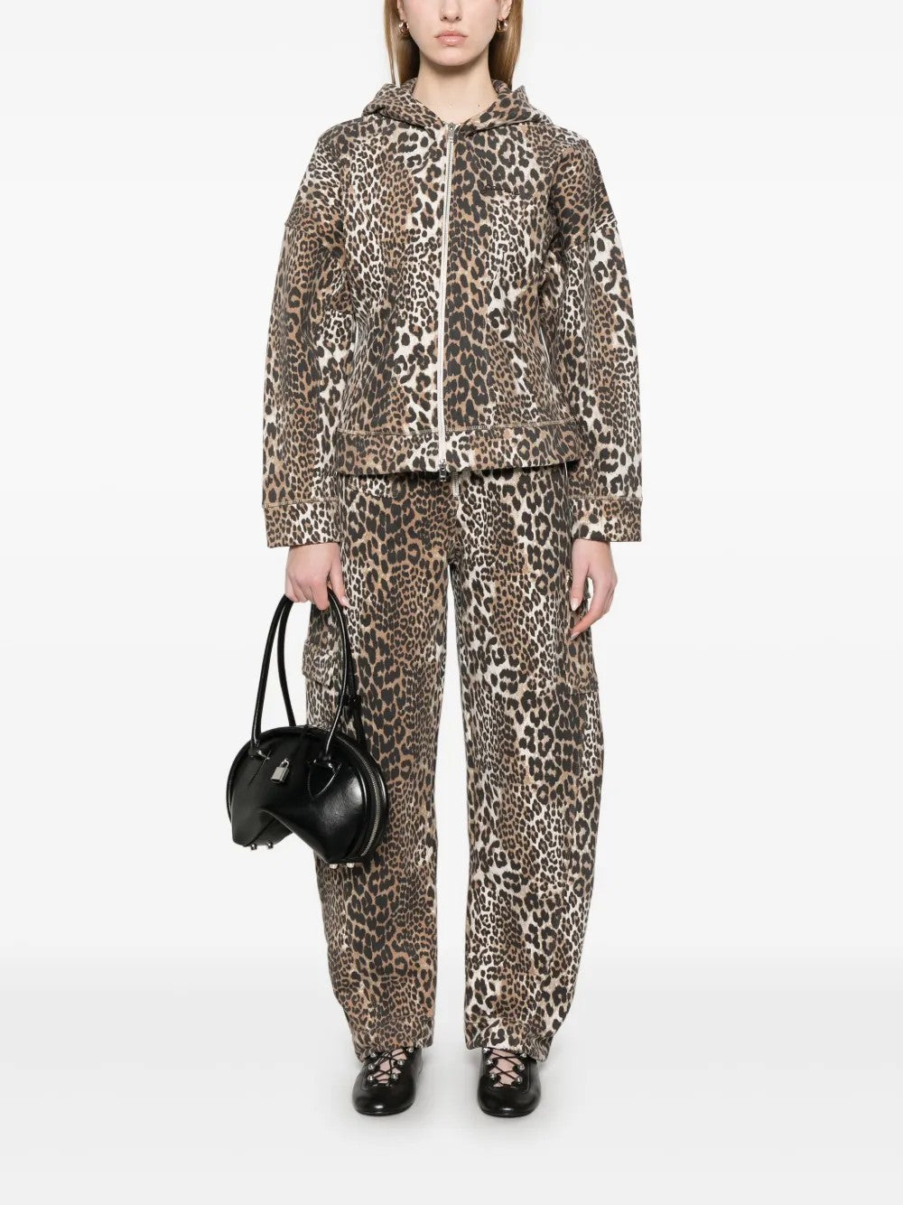 PANTALONE Leopardato Ganni