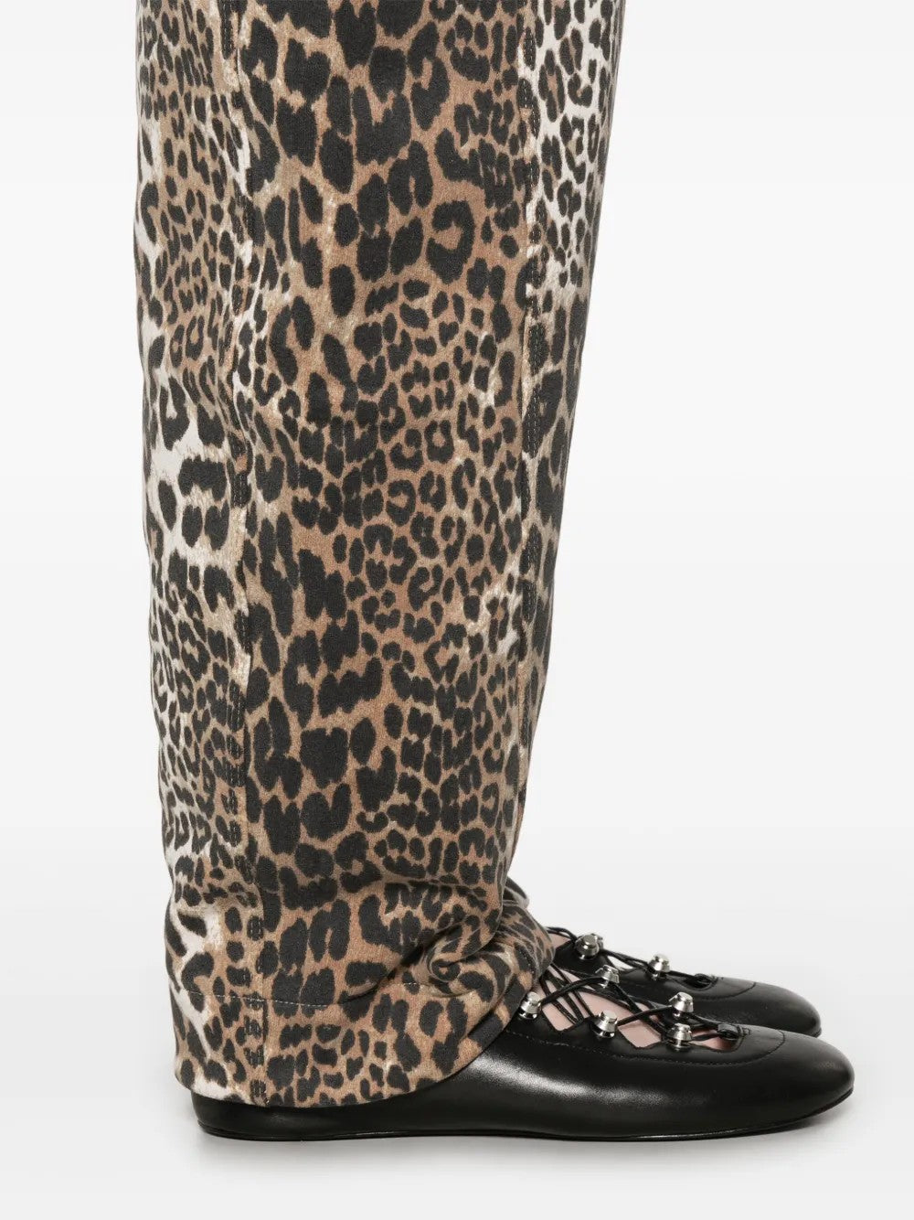 PANTALONE Leopardato Ganni