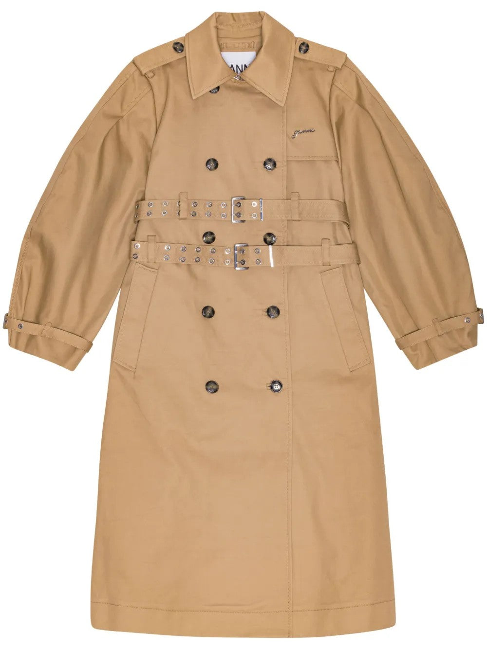 TRENCH Cammello Ganni