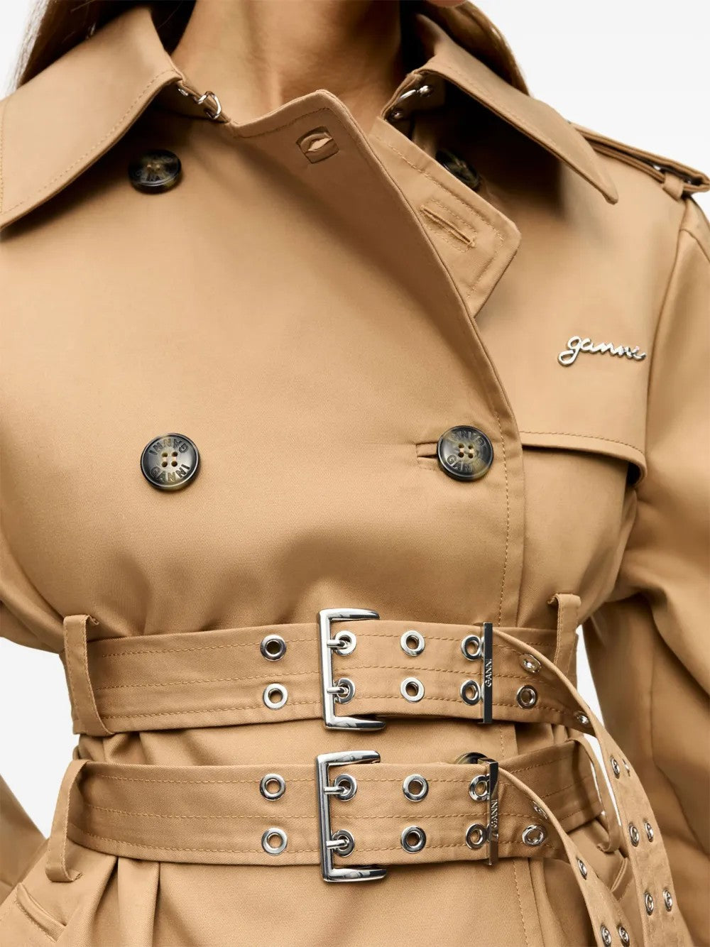 TRENCH Cammello Ganni