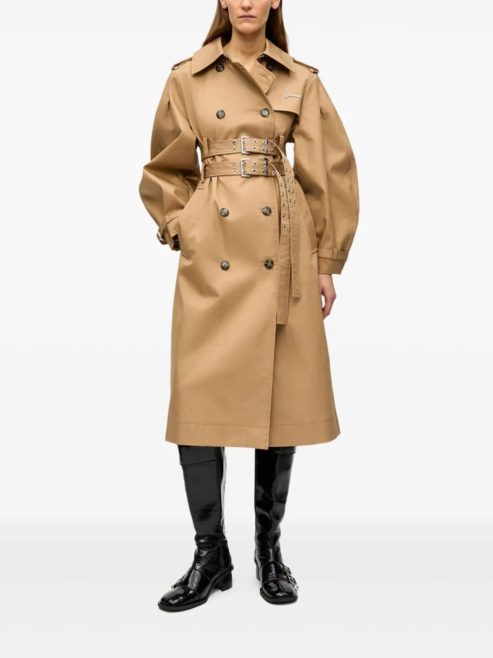 TRENCH Cammello Ganni