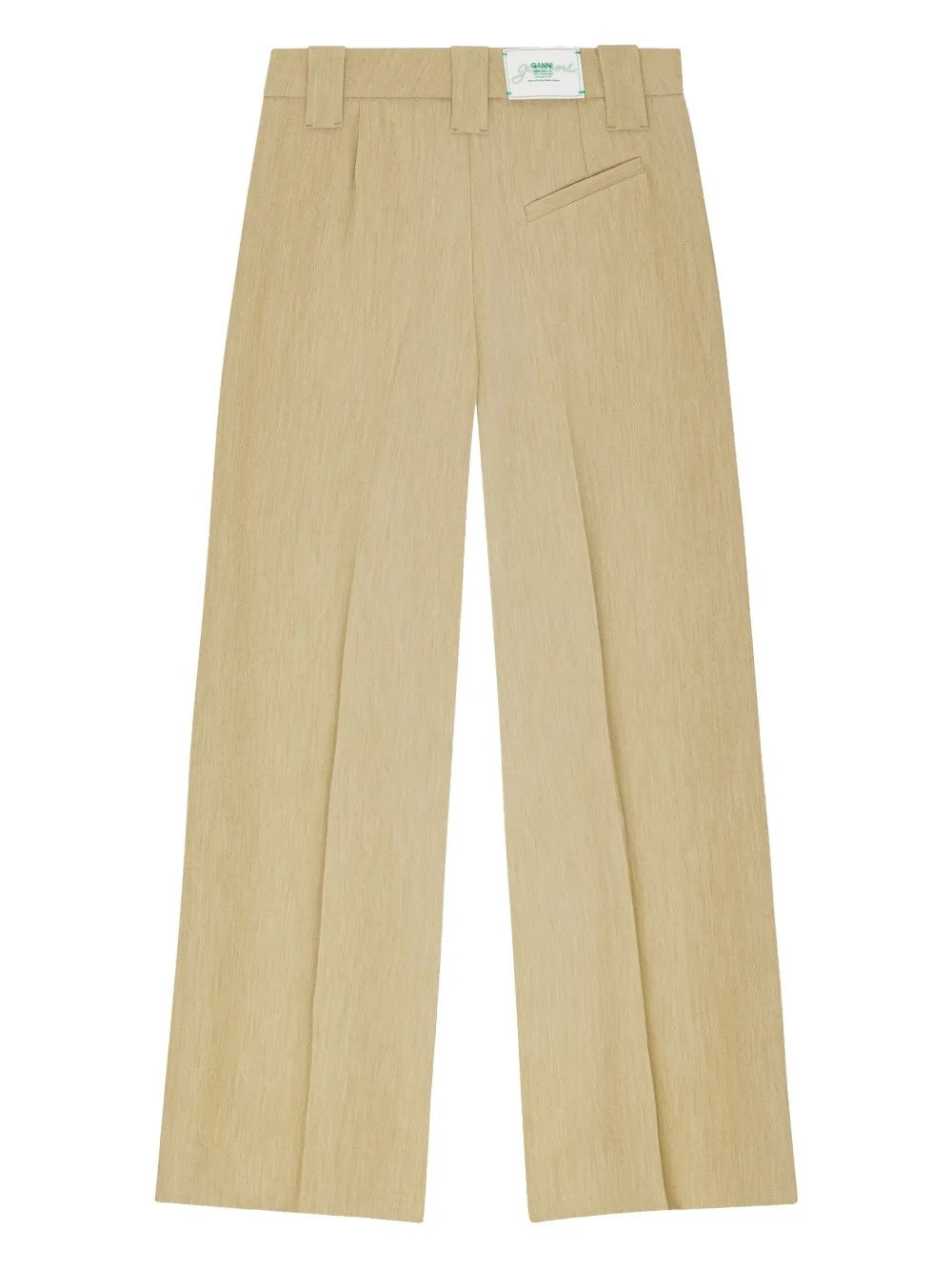 PANTALONE Beige Ganni