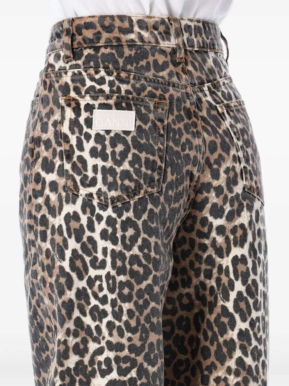 JEANS Leopardato Ganni