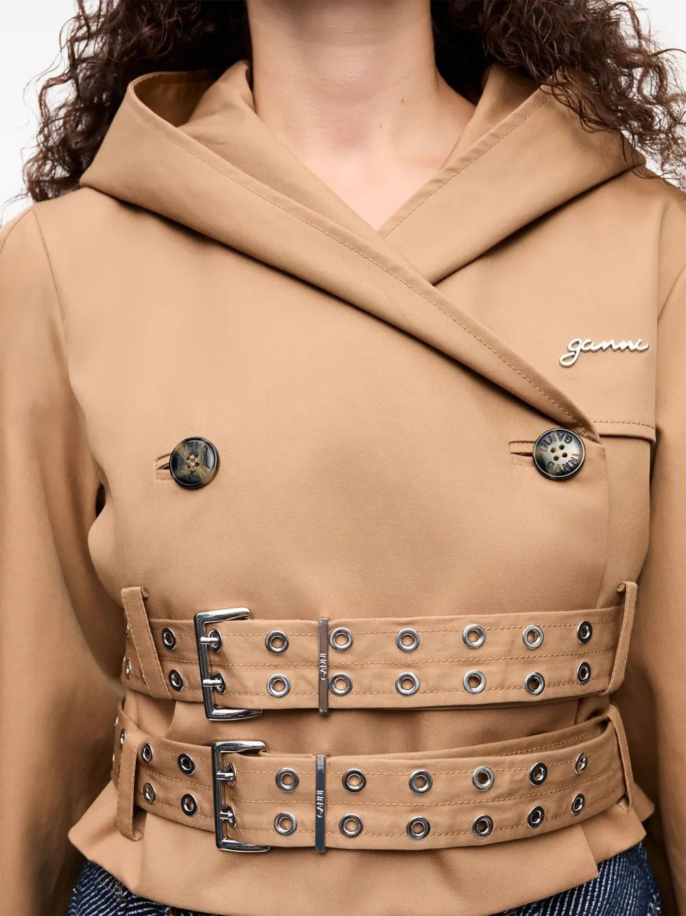 GIACCA Beige Ganni