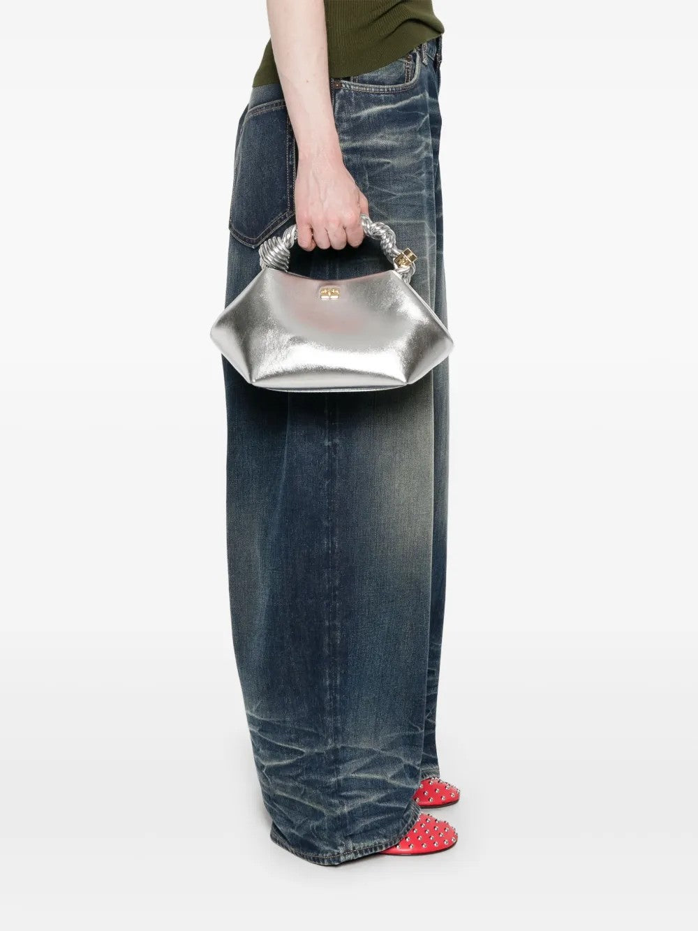BORSA  Argento Ganni
