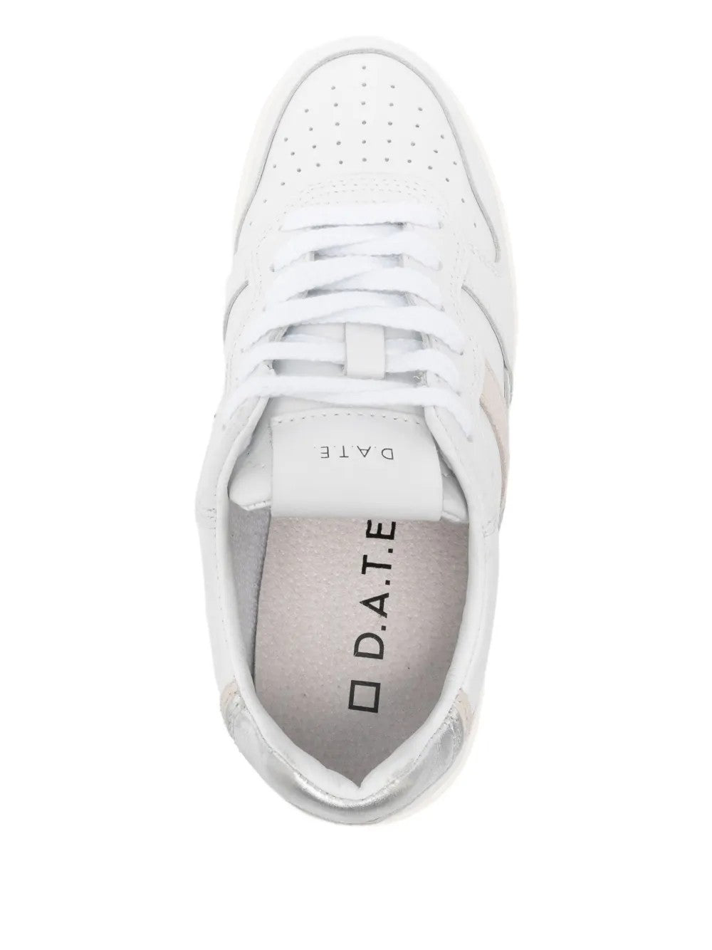 SNEAKER Bianco/argento D.a.t.e