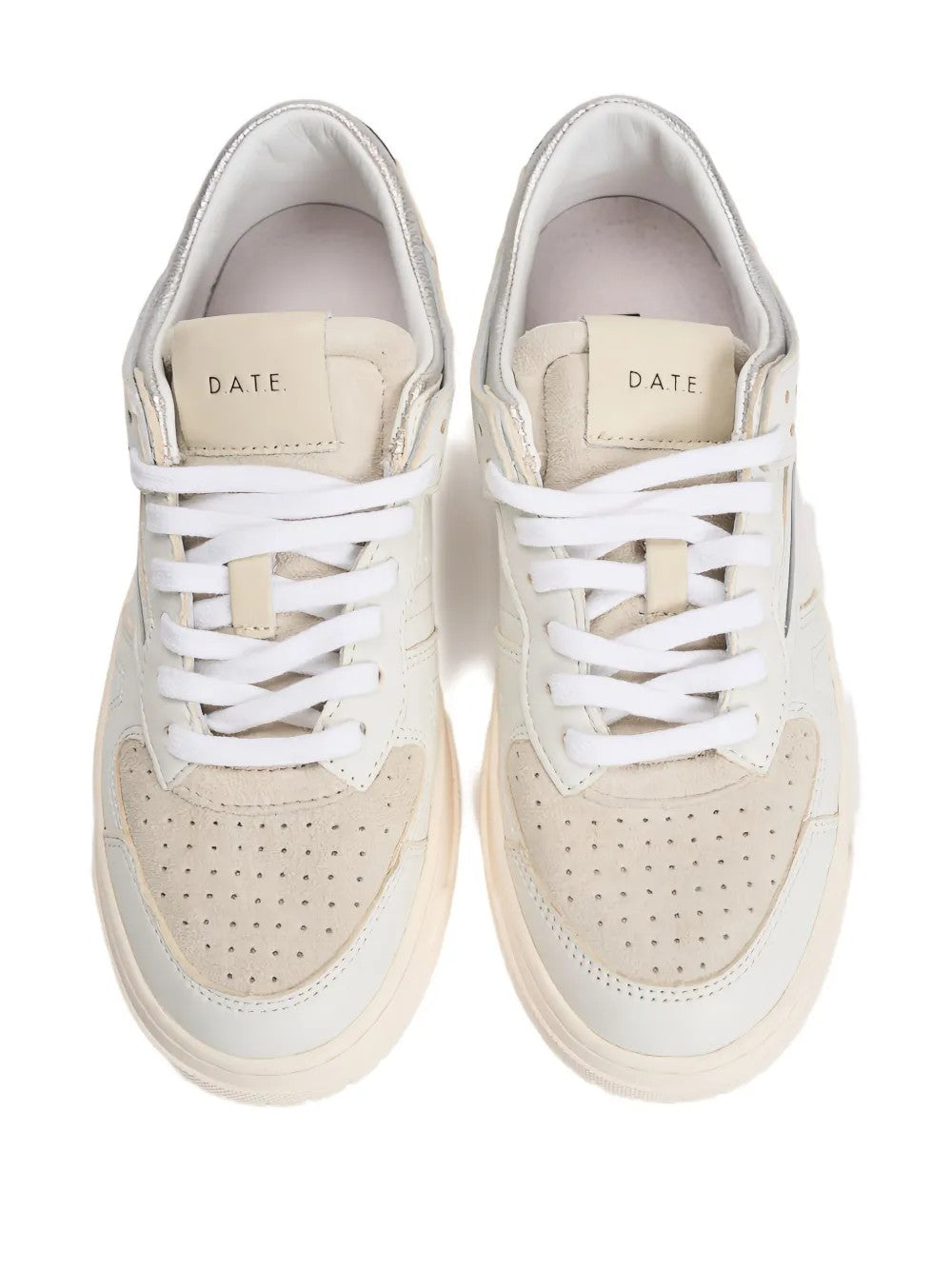 SNEAKER Bianco/argento D.a.t.e