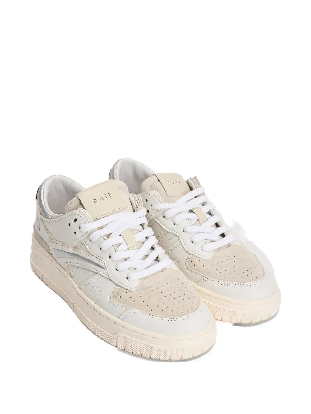 SNEAKER Bianco/argento D.a.t.e