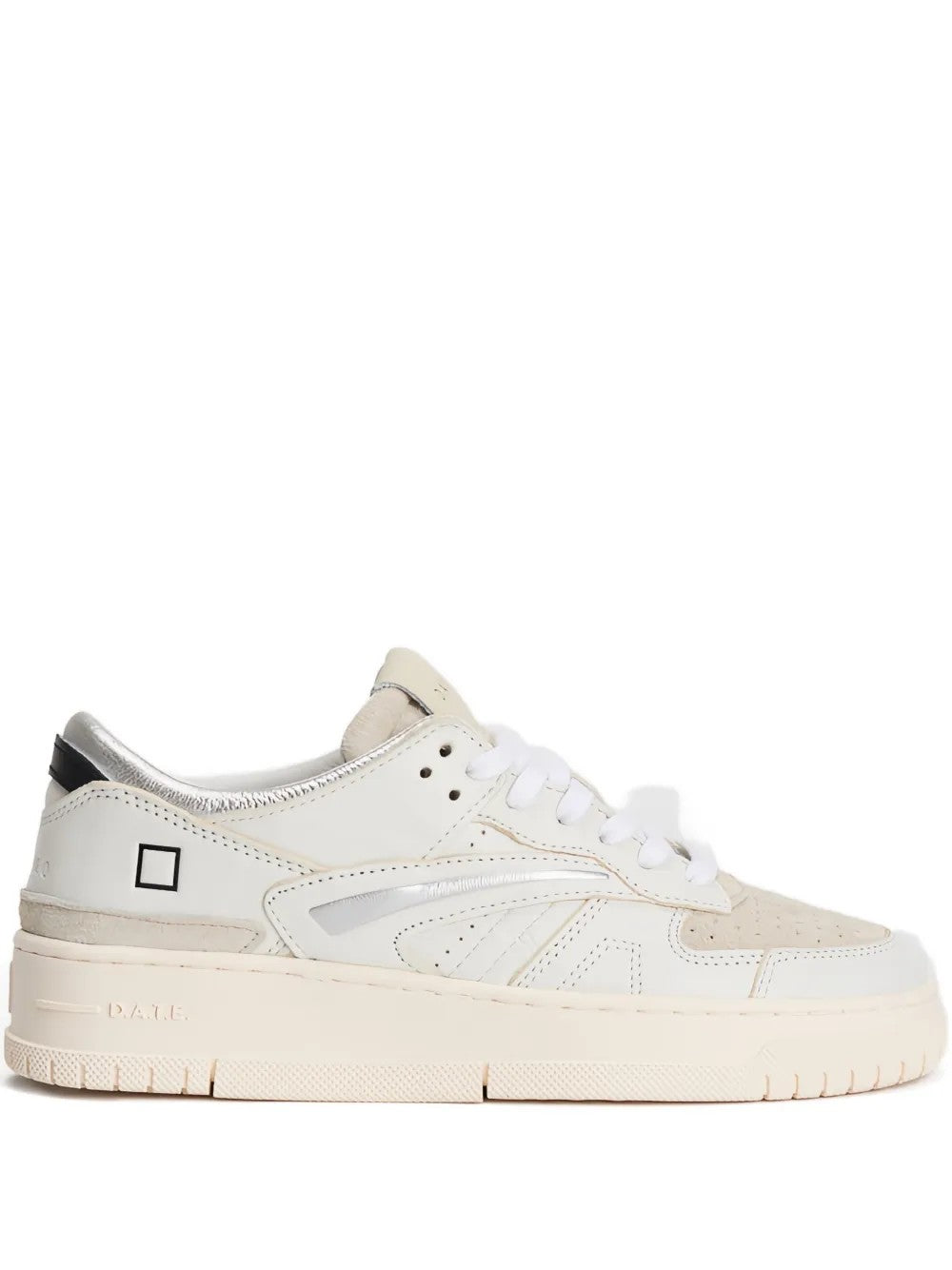 SNEAKER Bianco/argento D.a.t.e