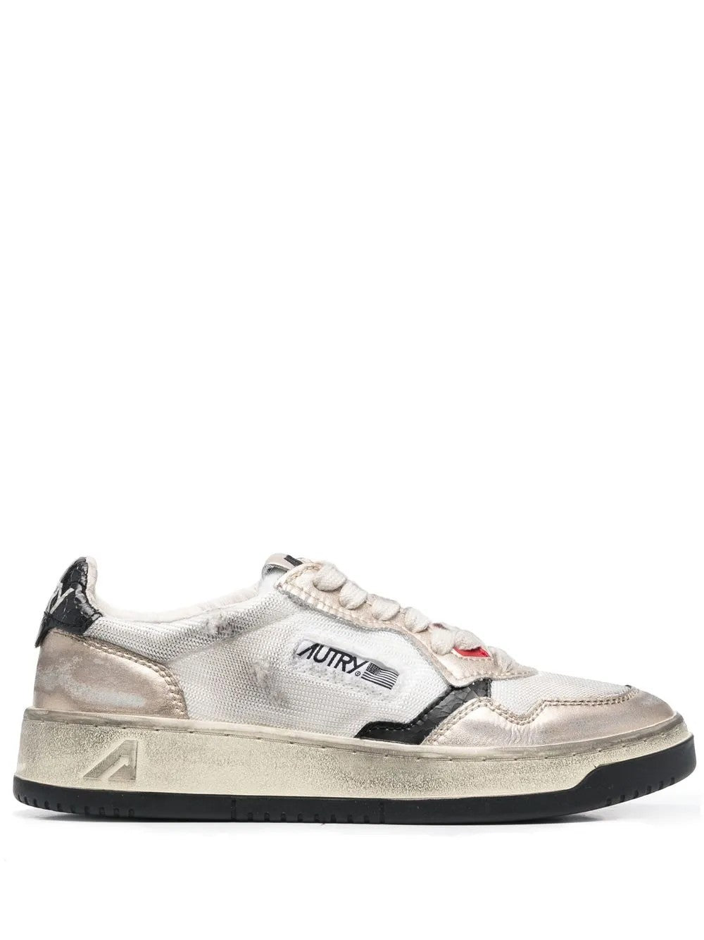 SNEAKER Bianco/oro Autry