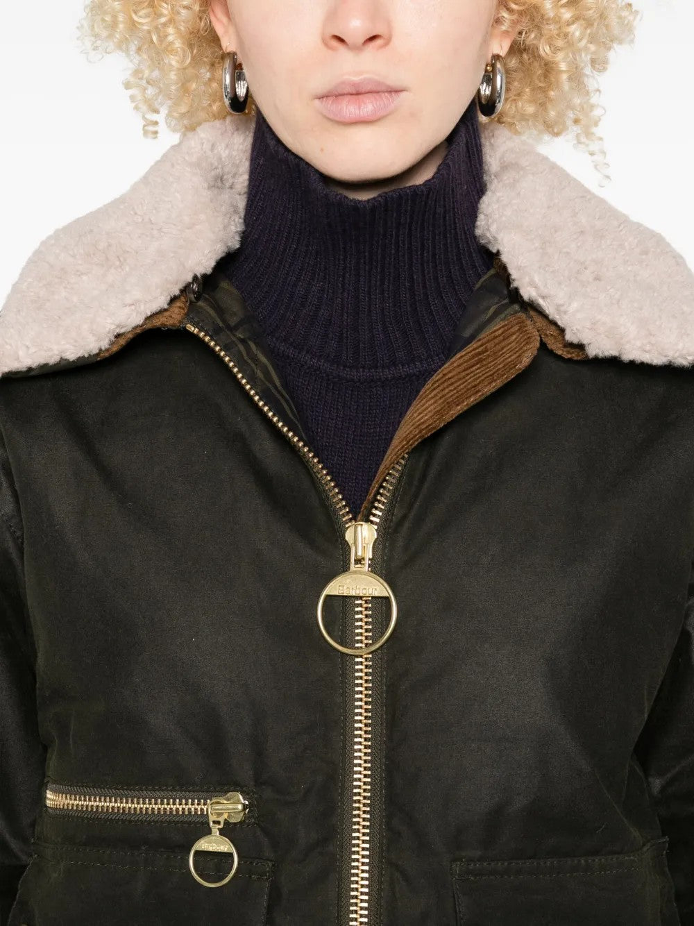 GIACCA Verde Oliva Barbour