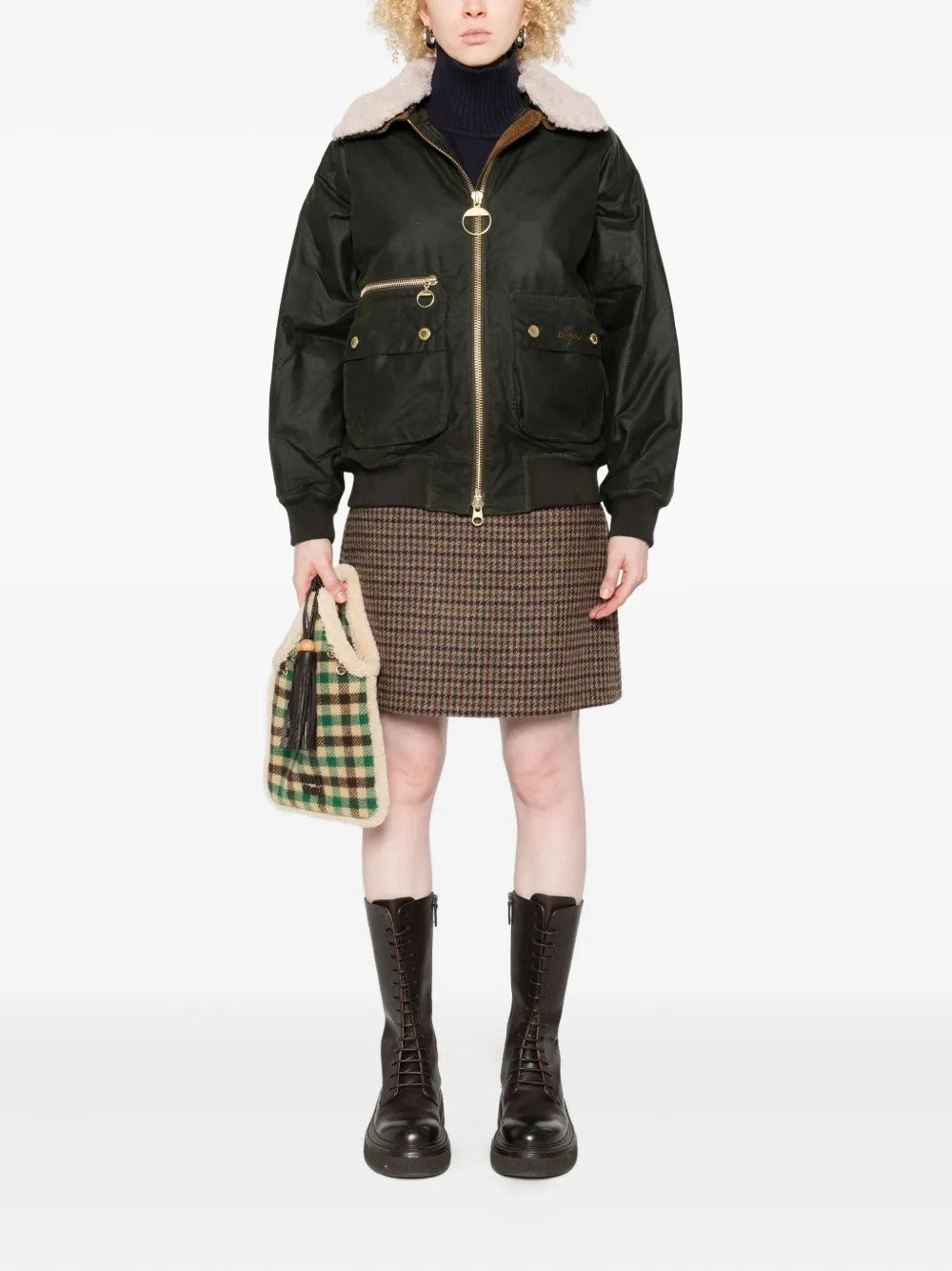 GIACCA Verde Oliva Barbour