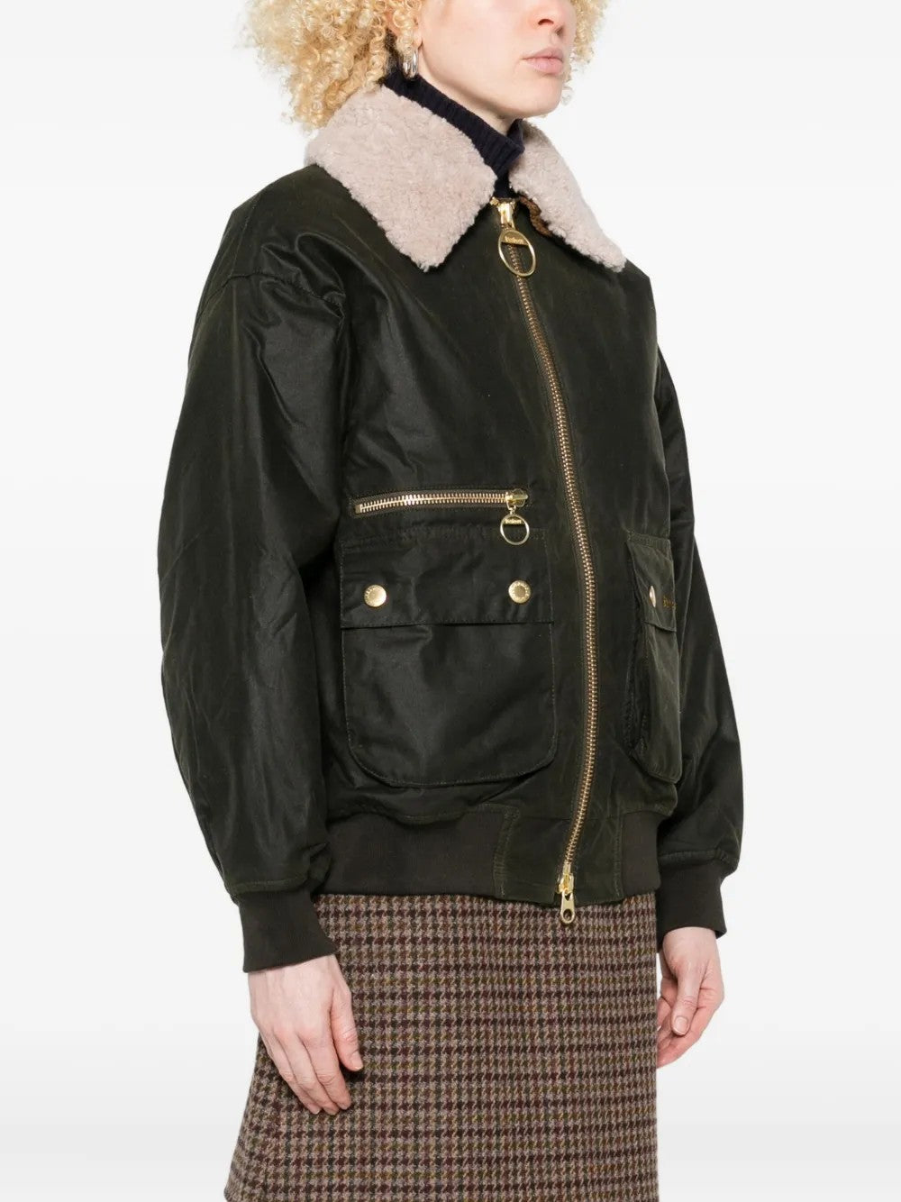 GIACCA Verde Oliva Barbour
