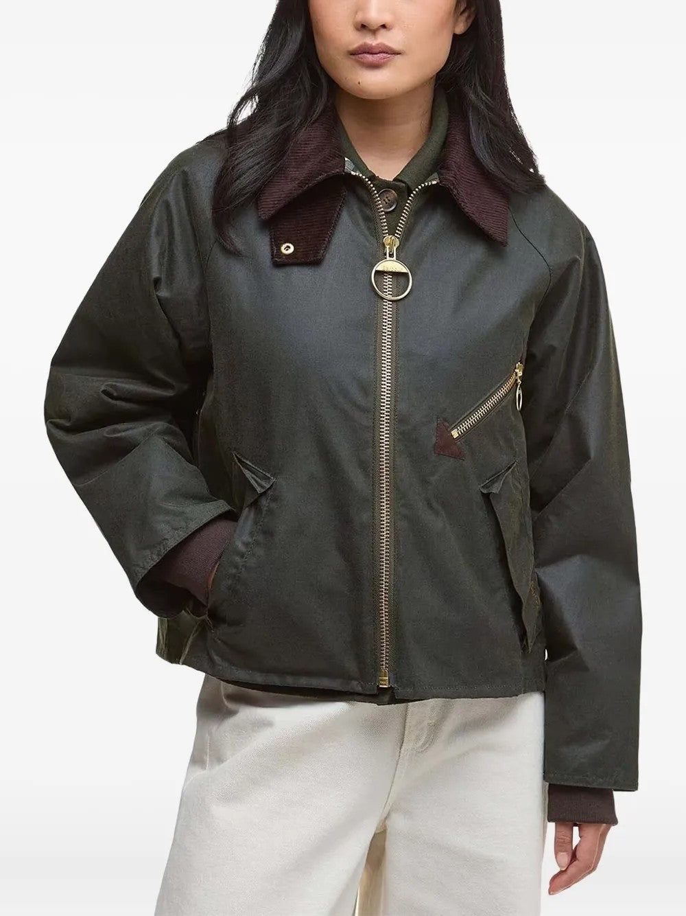 GIACCA Verde Oliva Barbour