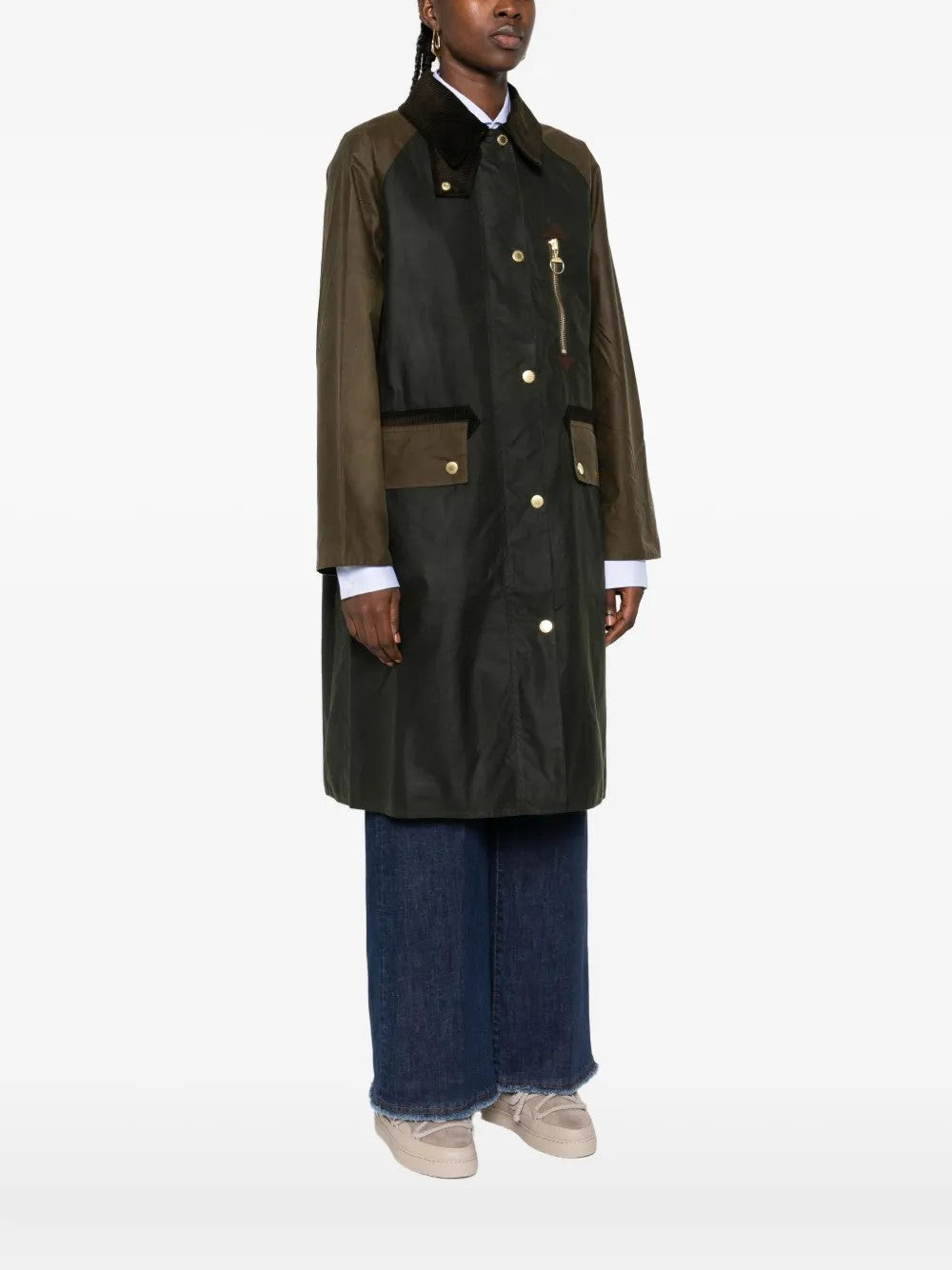 GIACCA Verde Oliva Barbour