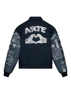 BOMBER Blu Arte