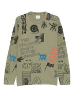 T-SHIRT Verde Militare Arte