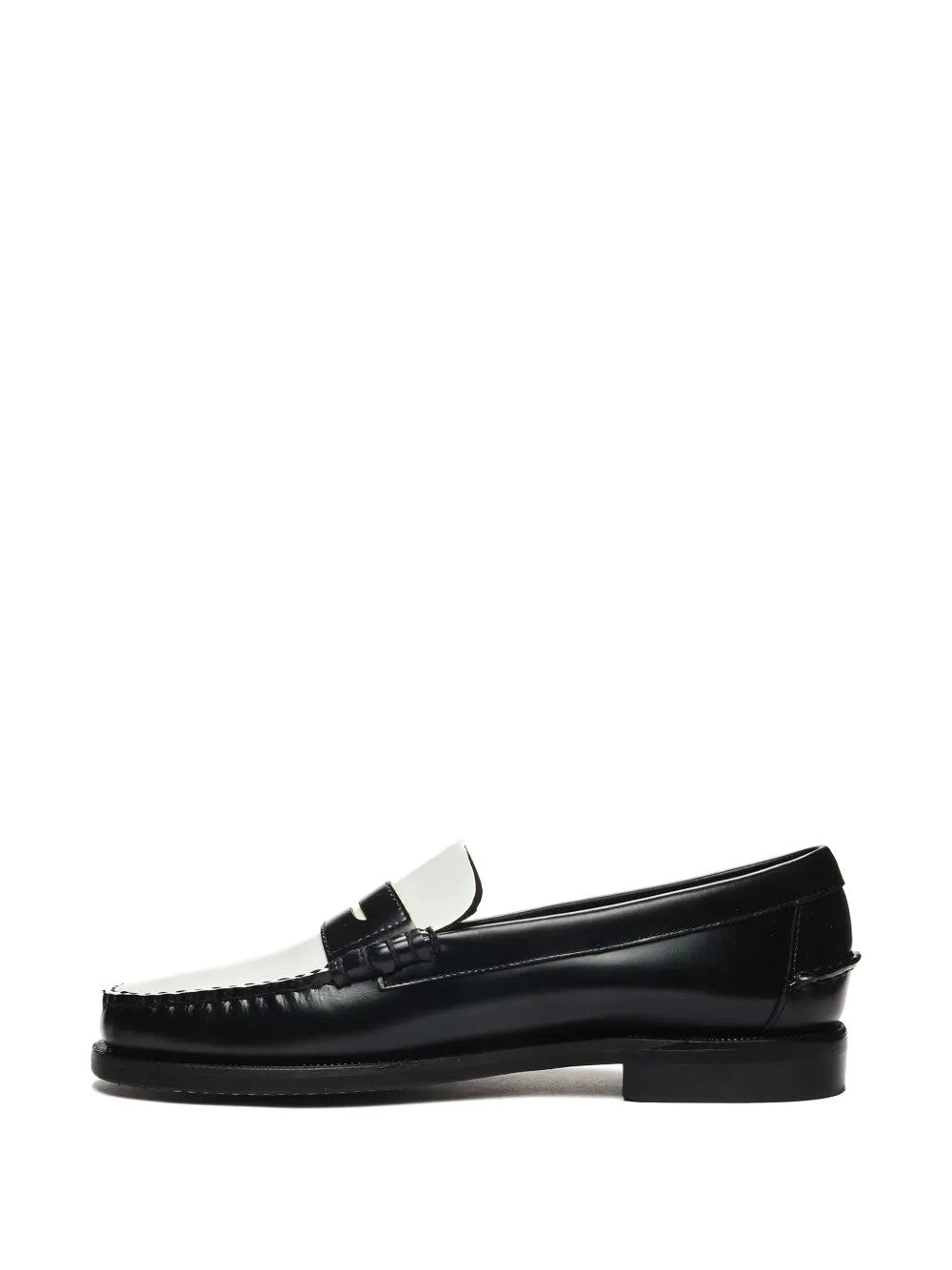 MOCASSINO  Bianco/nero Sebago