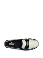 MOCASSINO  Bianco/nero Sebago