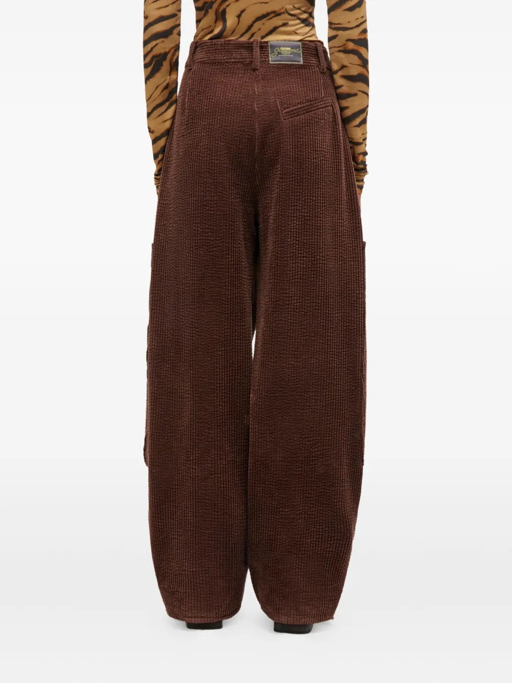 PANTALONE Marrone Ganni
