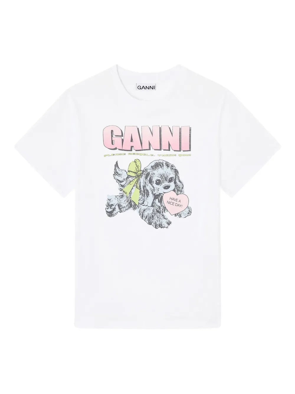 T-SHIRT Bianco Ganni