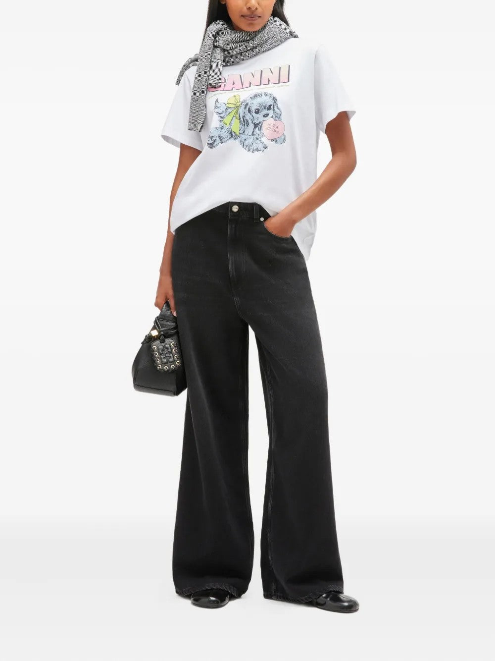 T-SHIRT Bianco Ganni