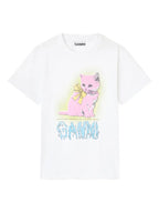 T-SHIRT Bianco Ganni