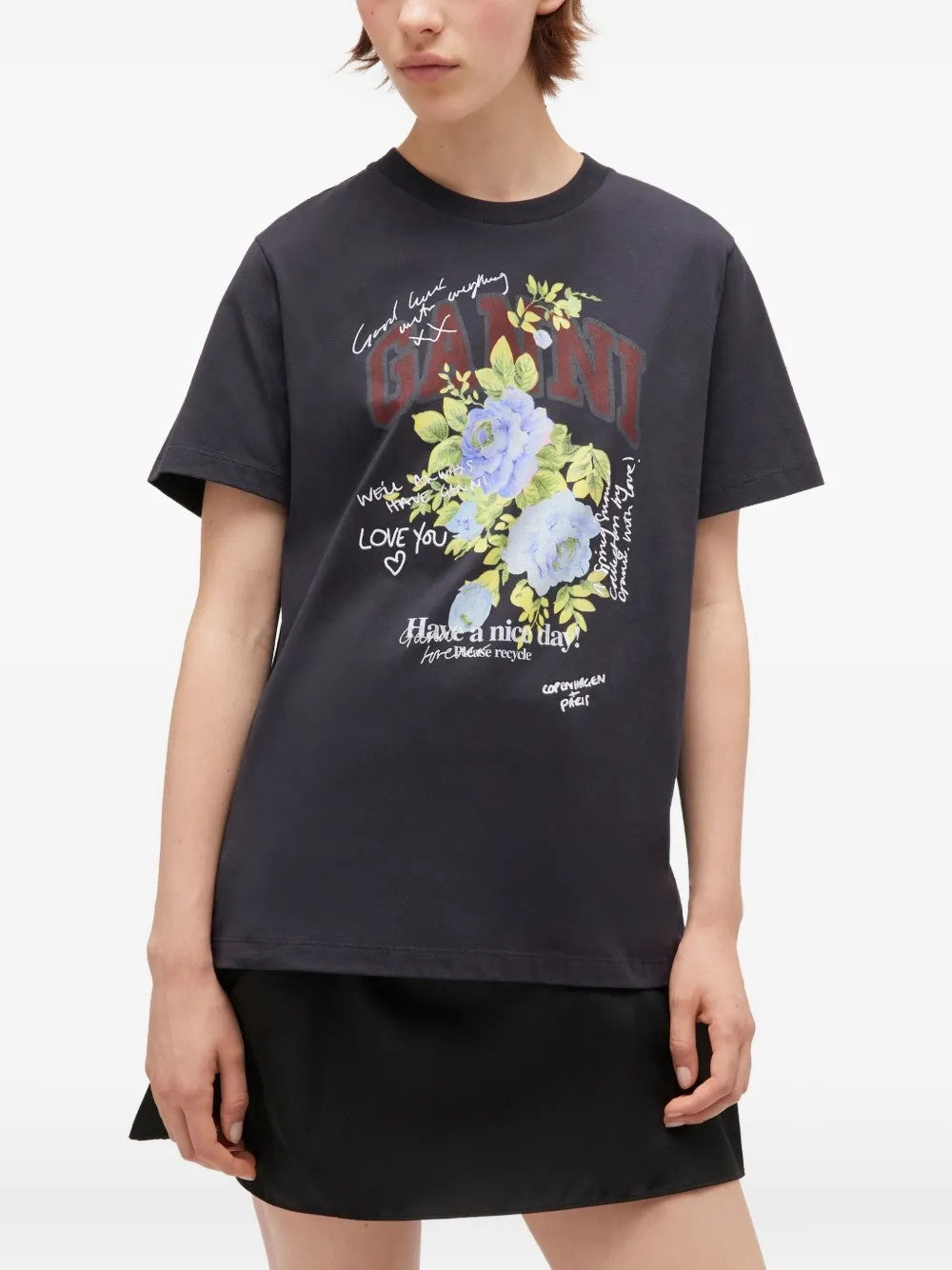 T-SHIRT Grigio Ganni