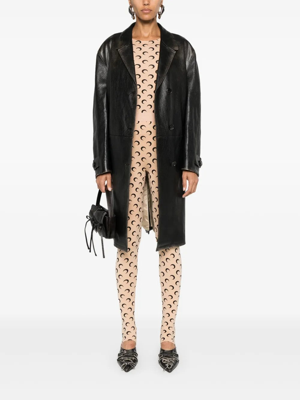 LEGGINS Nero Marine Serre