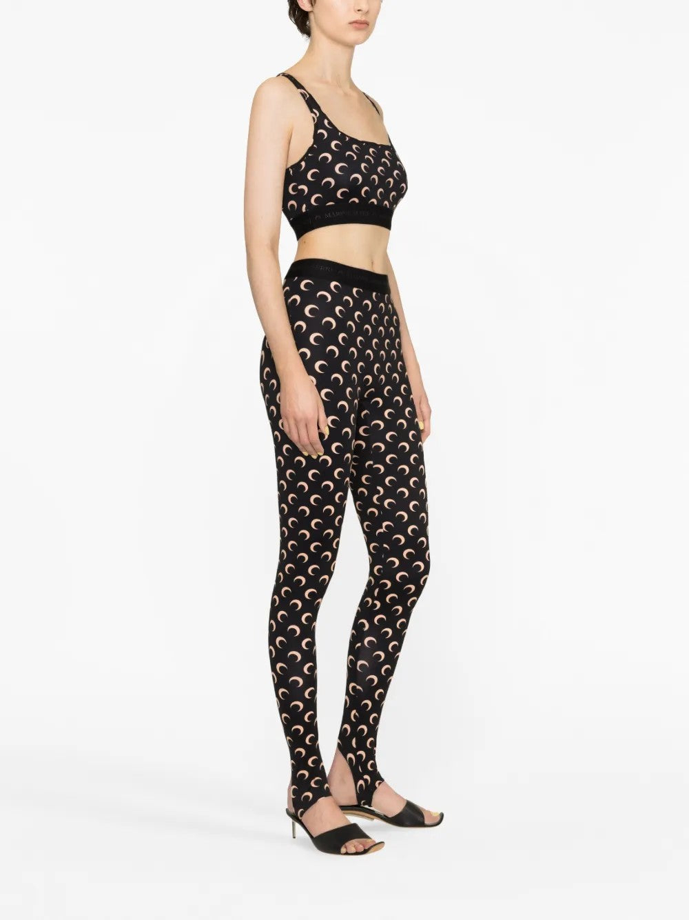 LEGGINS Nero Marine Serre