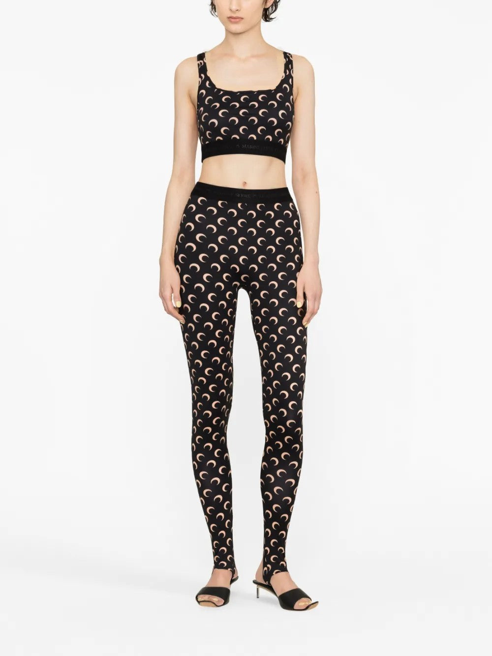 LEGGINS Nero Marine Serre