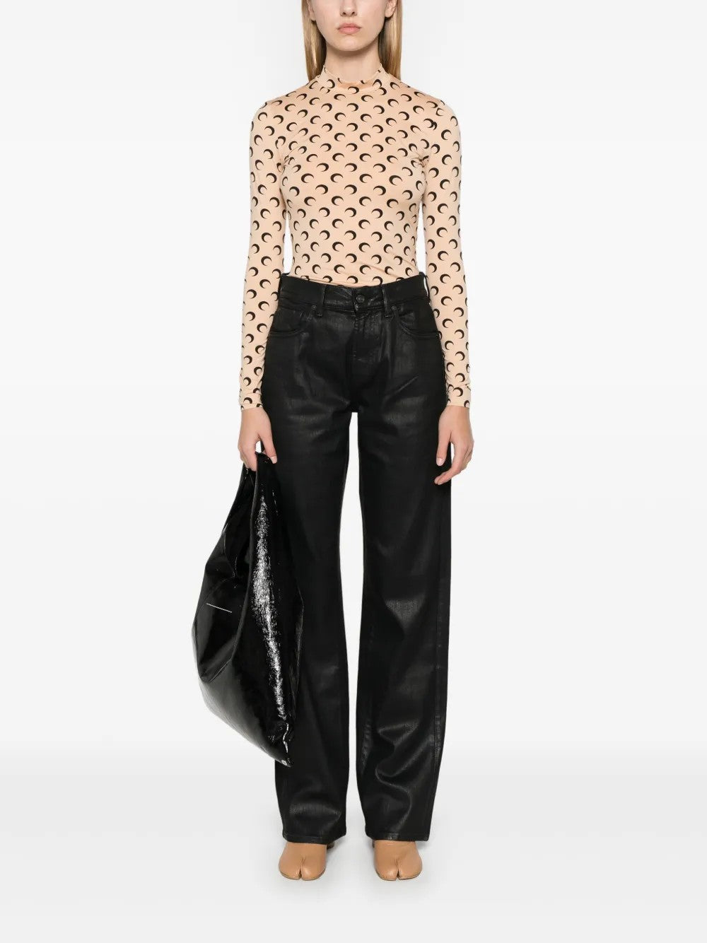 TOP Beige Marine Serre