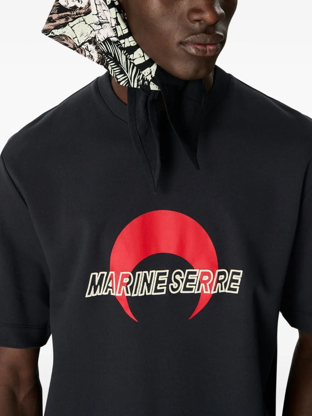 T-SHIRT Nero Marine Serre