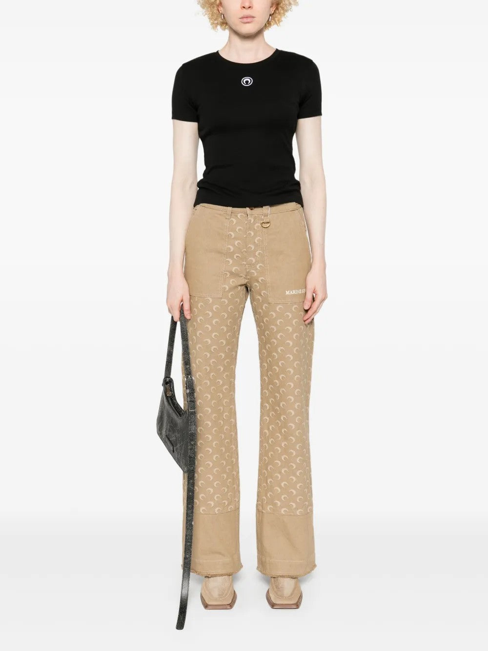 T-SHIRT Nero Marine Serre