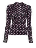 MARINE SERRE - MOON PRINTED LS HIGHNECK   Top