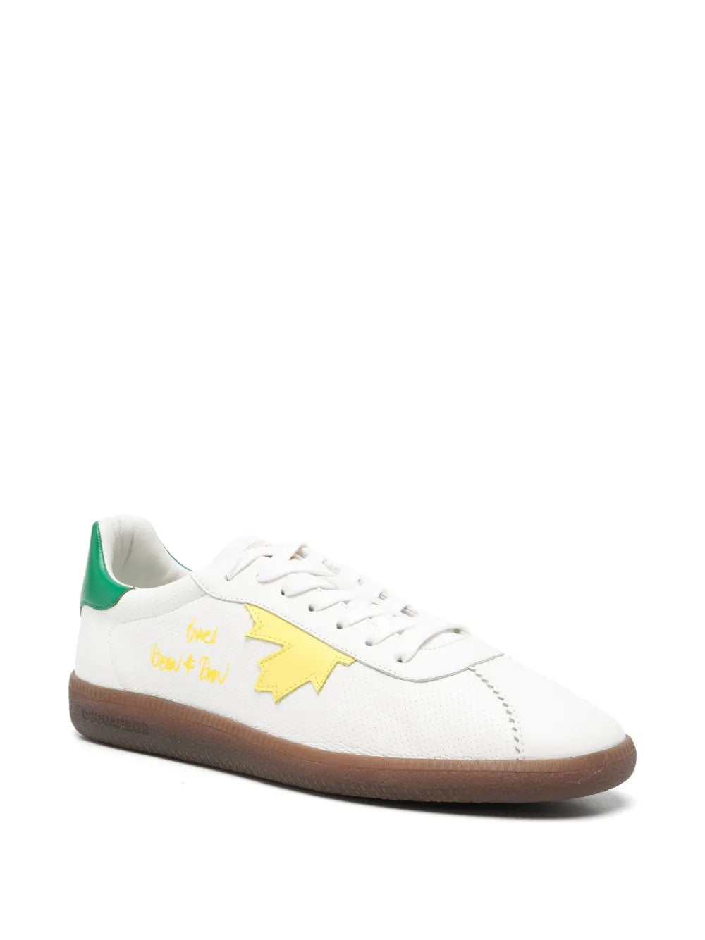 SNEAKER Bianco/giallo Dsquared2