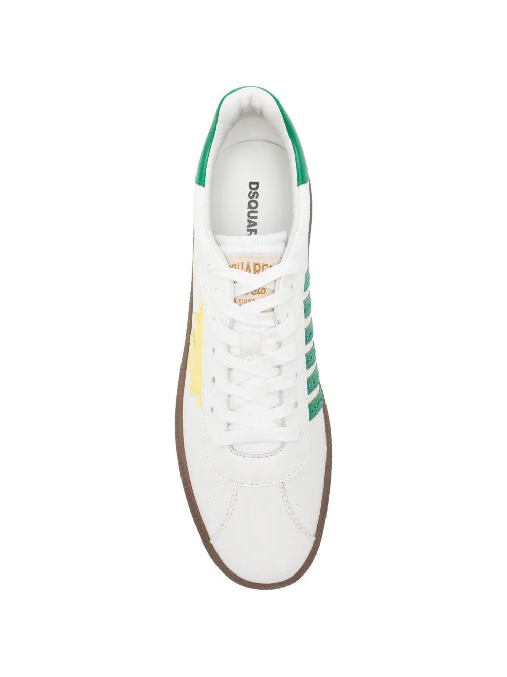 SNEAKER Bianco/giallo Dsquared2