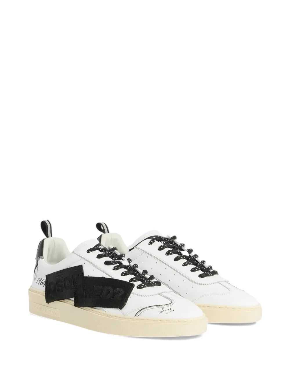 SNEAKER Bianco/nero Dsquared2
