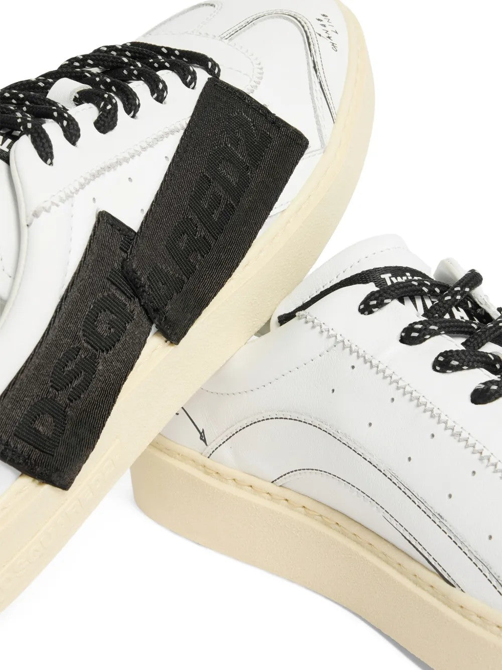 SNEAKER Bianco/nero Dsquared2