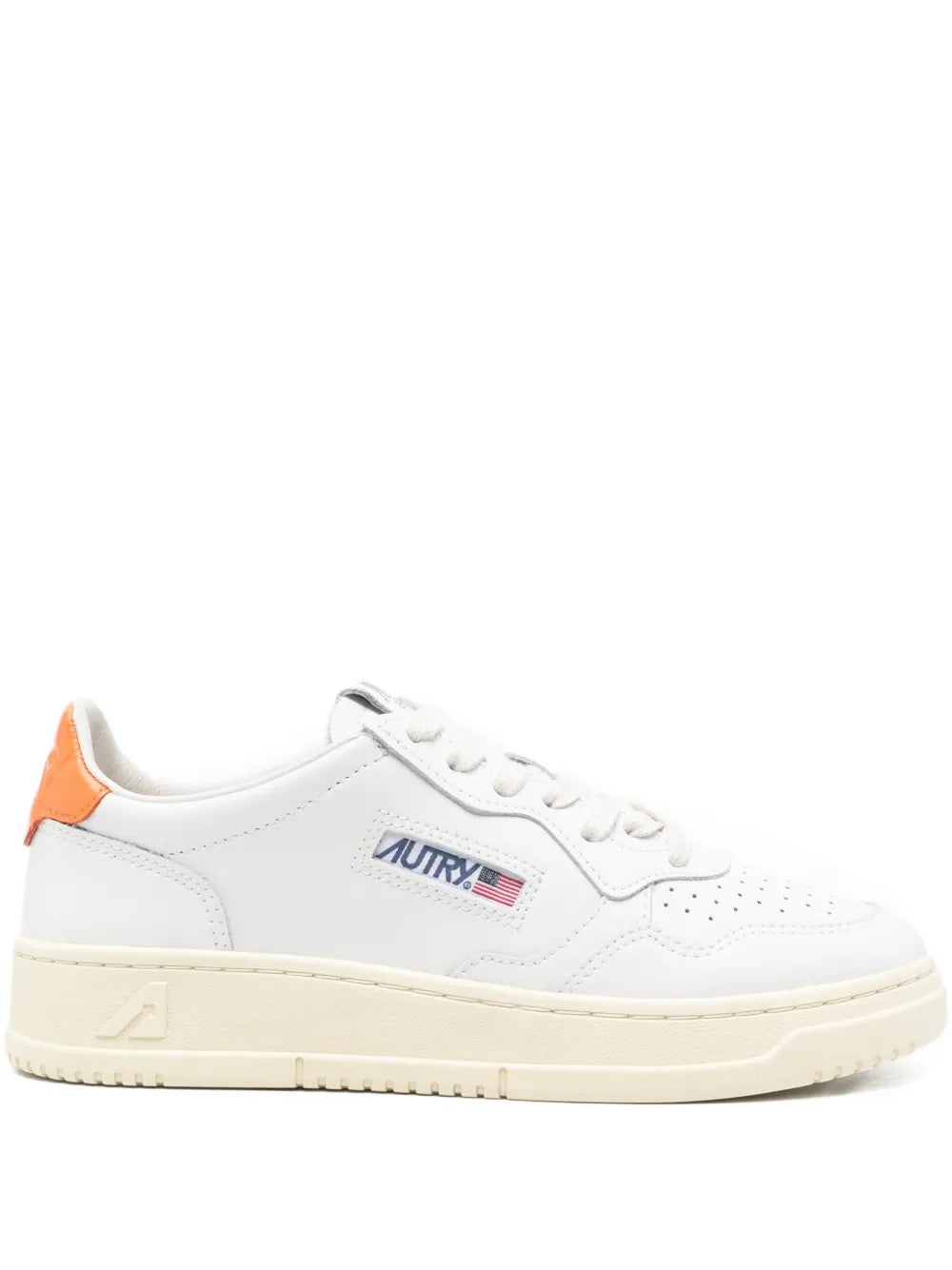 SNEAKER Bianco/arancio Autry