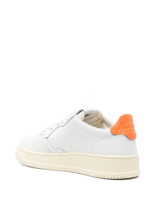 SNEAKER Bianco/arancio Autry