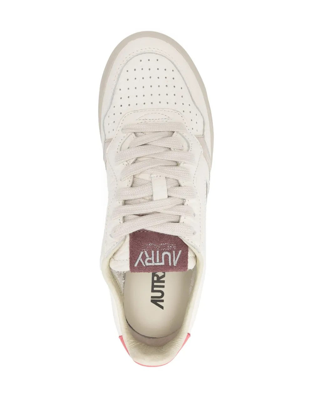 SNEAKER Bianco/arancio Autry
