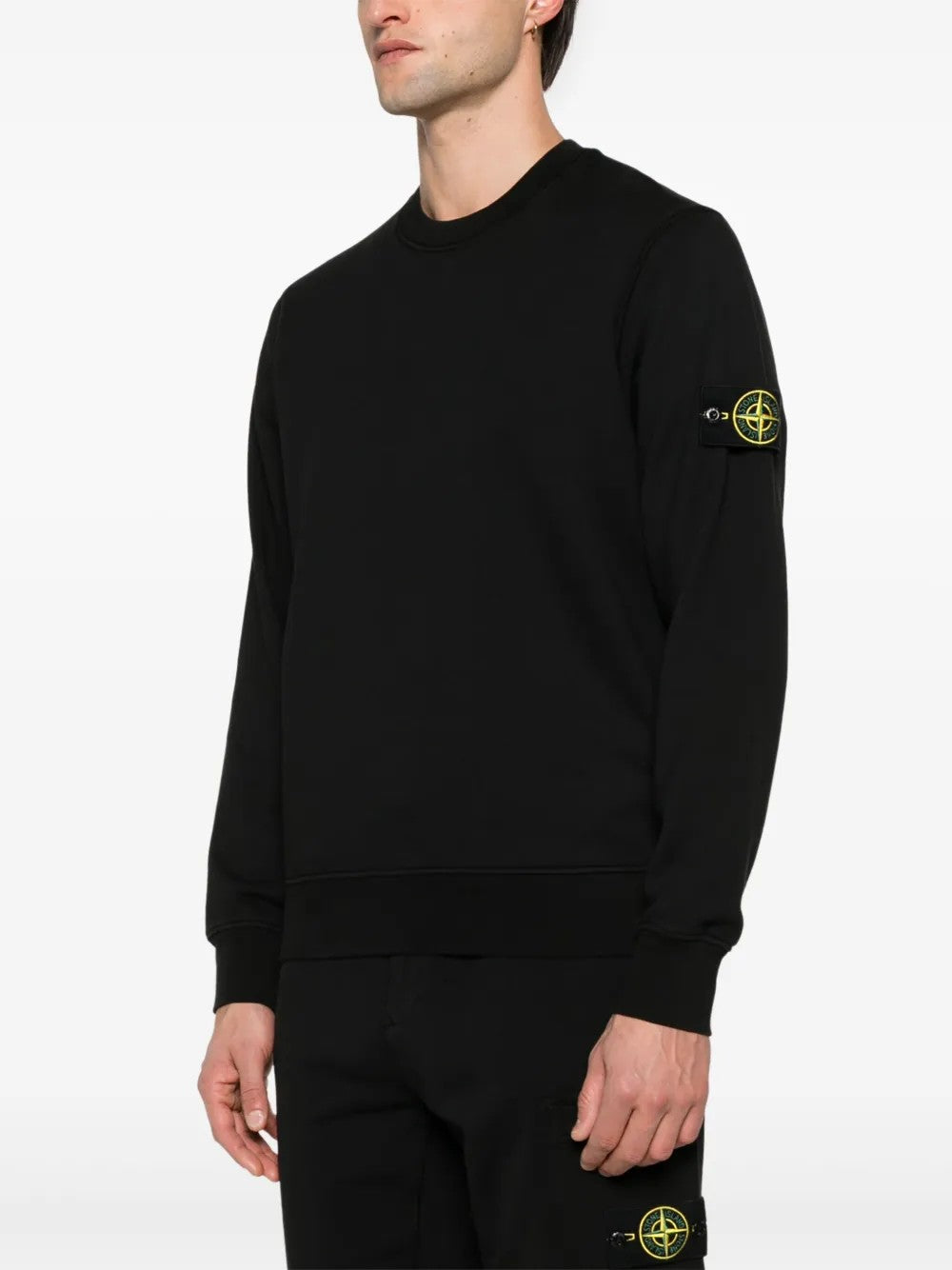 FELPA Nero Stone Island