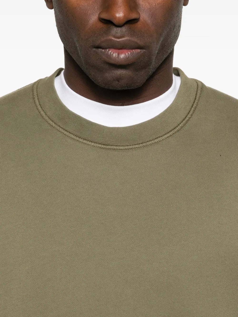 FELPA Verde Militare Stone Island