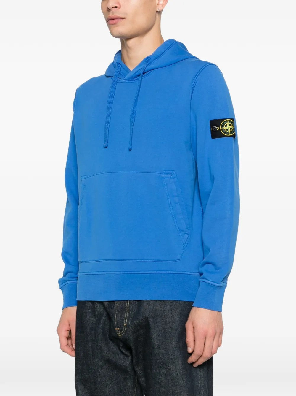 FELPA Blu Elettrico Stone Island