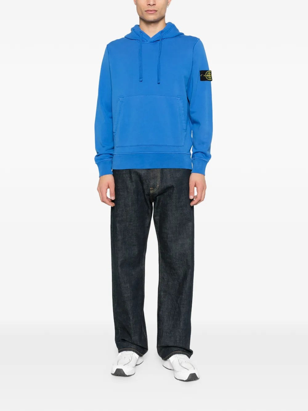 FELPA Blu Elettrico Stone Island