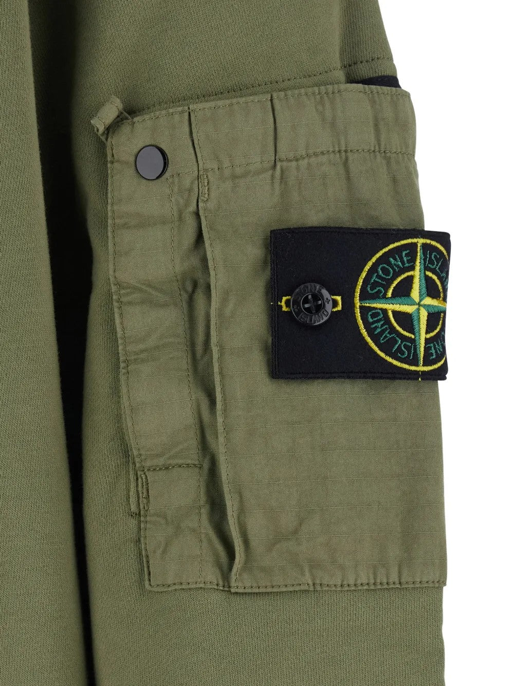 FELPA Verde Militare Stone Island