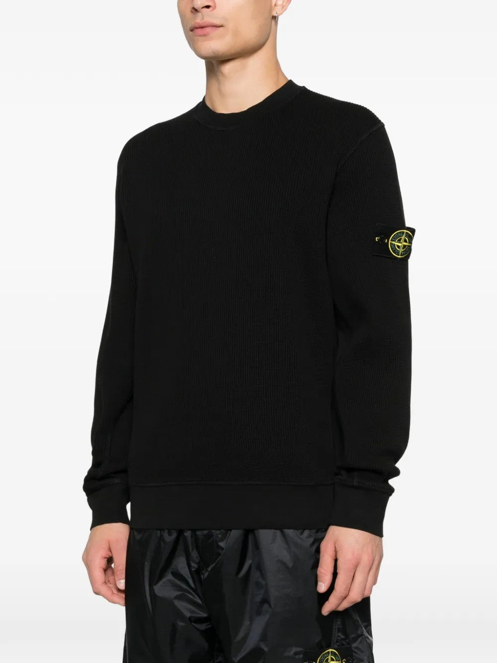 FELPA Nero Stone Island