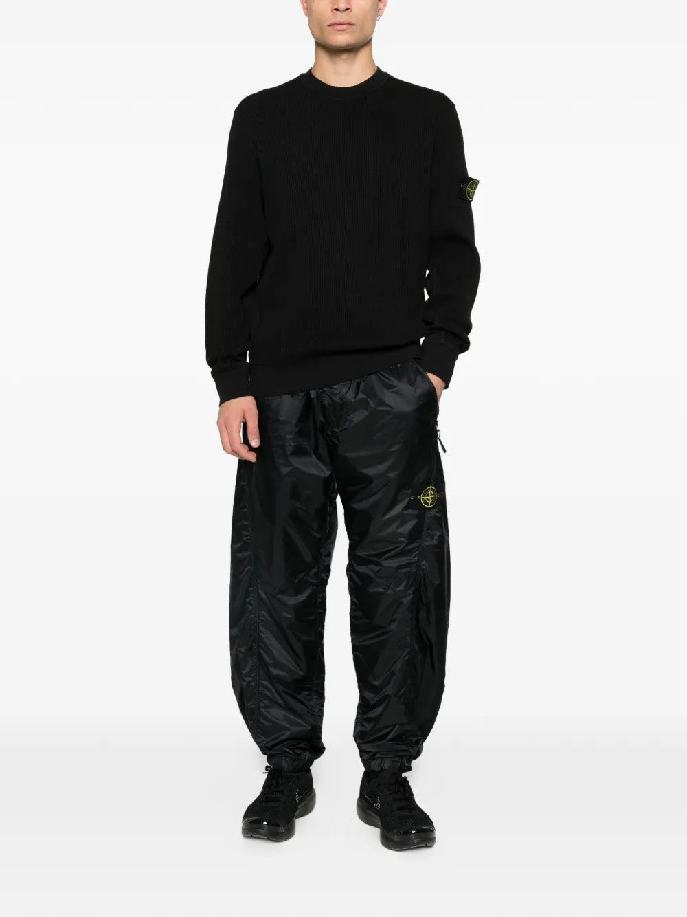 FELPA Nero Stone Island