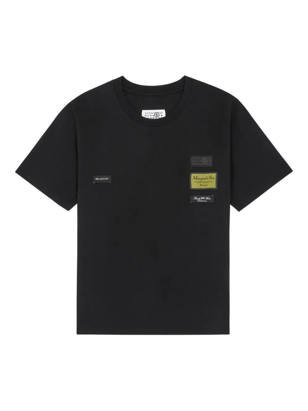 T-SHIRT Nero Mm6
